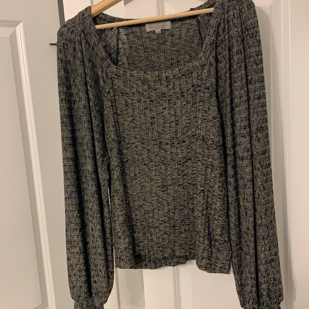 Michael Stars NWOT long sleeve heather grey
